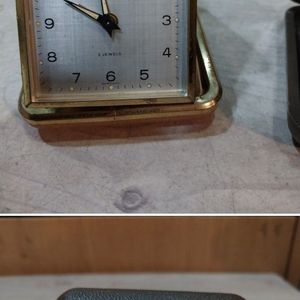 고장난 유로파 디럭스/정상 작동 에쿼티 여행용 태엽 알람 시계