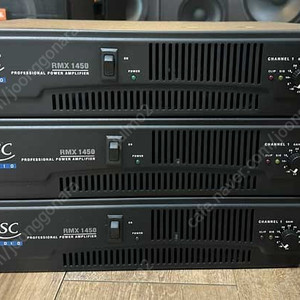 QSC 파워앰프 RMX1450 (450W x 2) 팝니다.