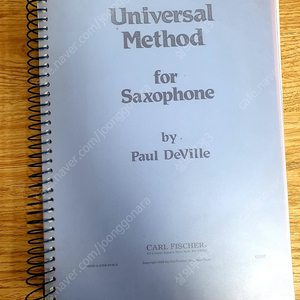 Universal Method for Saxophone(Paul Deville) 색소폰 교본 (제본)