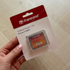 트랜샌드 transcend CF카드 4GB