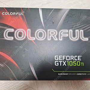 미개봉 택포) 컬러풀 gtx 1050 ti 그래픽카드