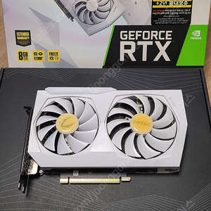 ZOTAC RTX 3070 White GAMING 지포스 TWIN Edge OC D6 8GB 조탁 조텍화이트 그래픽카드