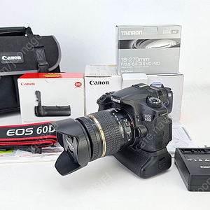 캐논 DSLR 카메라 EOS60D,세로그립,탐론18-270VC,상태최상