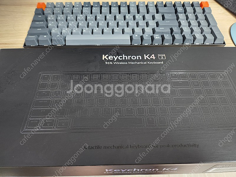 키보드 키크론 k4 v2 rgb 갈축--2