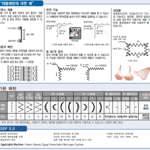 썬스타 전자 지그재그미싱 (속옷 의상 디자인 재봉기)