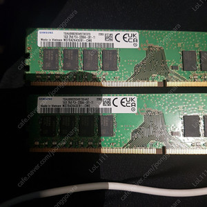 (새상품급) 삼성메모리 DDR4 3200 16G X2 싸게 팔아요