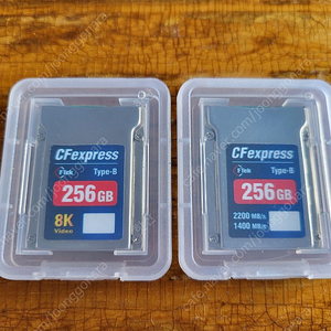 cftek cfexpress b type 256gb 2개 일괄