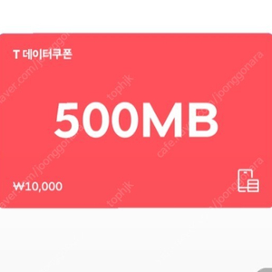 SK T 데이터쿠폰 500MB