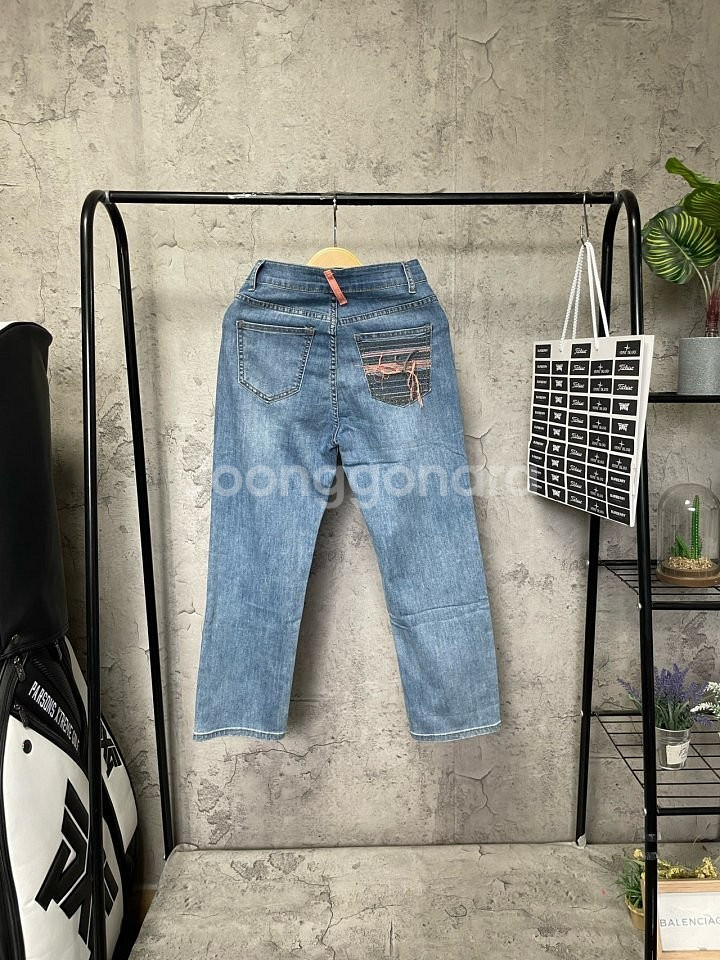 셀린느 패치로고 데님--1