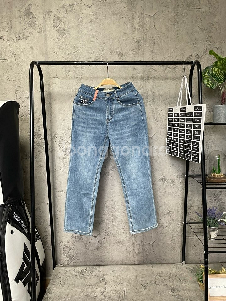 셀린느 패치로고 데님--7