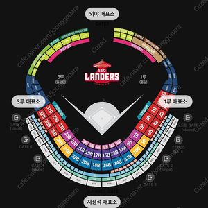 SSG랜더스 vs​ KIA 타이거즈 9/2(토) 1루 응원지정석(통로 2연석) 정가양도