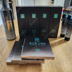 LG 리엔 물들임 샴푸 ( 자연갈색 ) 4개 + 전용 컨디셔너 2개 + 부스터 3개 + 모다모다 샴푸 1개 (무료배송)