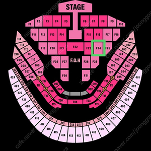 블랙핑크 콘서트 일요일 플로어 명당 2연석(동반입장가능)