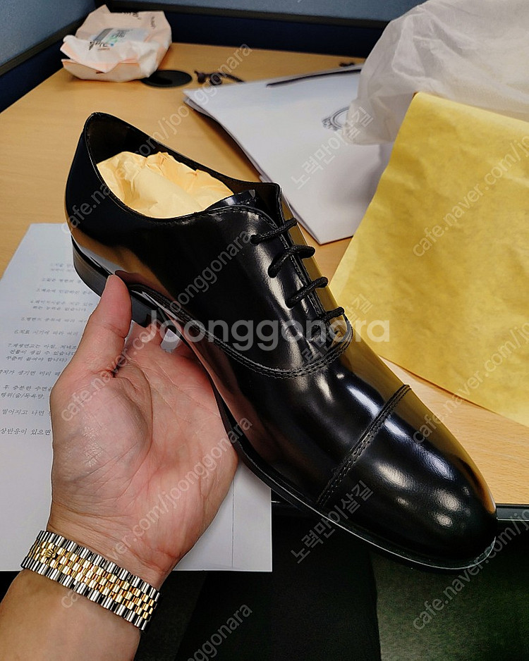 토즈 (TODZ) 정품 남성 구두 판매 (신품, 8.5사이즈 270mm 전후)--4