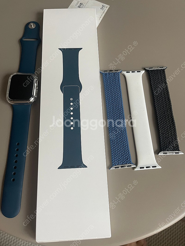 애플워치7 실버 스탠. 셀룰러 41mm--1