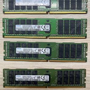 삼성 32GB PC4-2400T-REG-ECC server memory 총 4개
