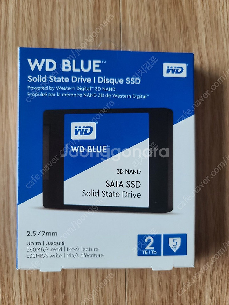 wd blue 3d sata(2.5인치) SSD 2t--0