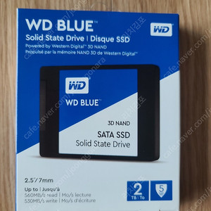 wd blue 3d sata(2.5인치) SSD 2t