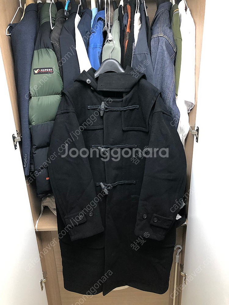 유니클로 질샌더 +J 21fw 더플코트 블랙 M--0