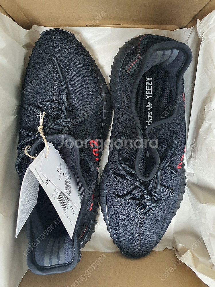 아디다스 이지 부스트 350 v2 검빨 270 미시착 ...--0