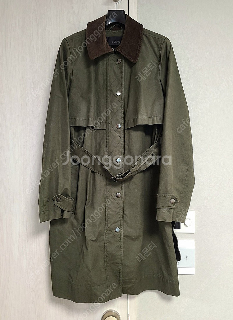 제이크루 필트 트렌치코트 S 바버스타일--0