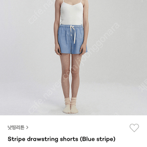 낫띵리튼 nothing written stripe drawstring shorts