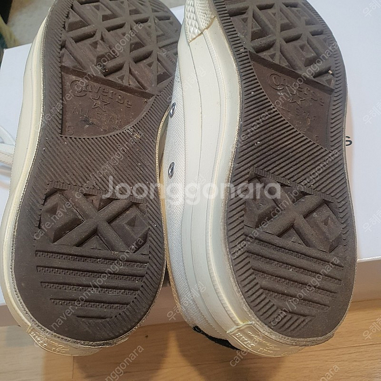 꼼데 컨버스 팝니다!! (아이보리 245~250)--6