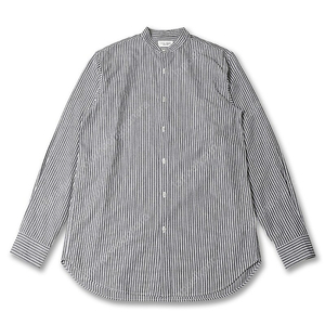 유나이티드 애로우즈 ﻿[United Arrows] Henry Neck Striped Shirt