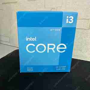 인텔 intel i3-12100f CPU