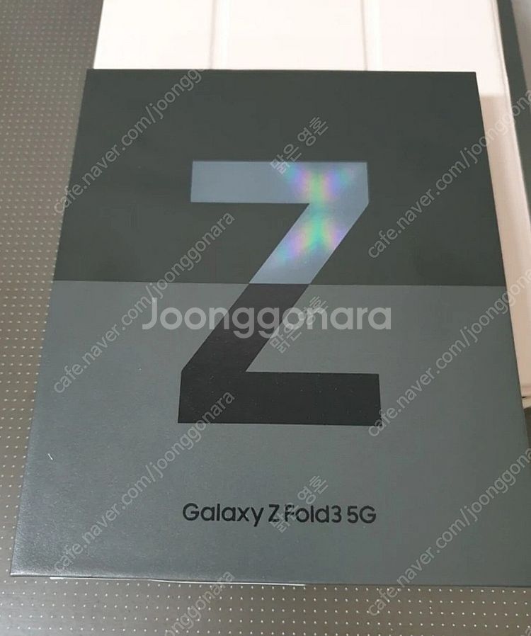 올갈이 풀박스 갤럭시 폴드3 256기가 팬텀블랙 자급제...--4