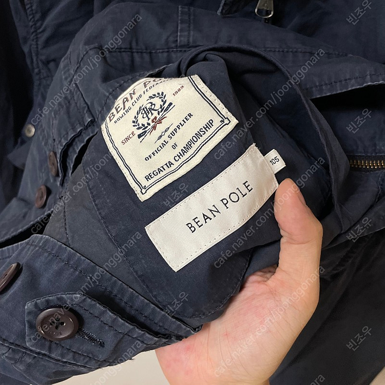 빈폴 남성 자수 로고 면자켓 XL/105 이미지