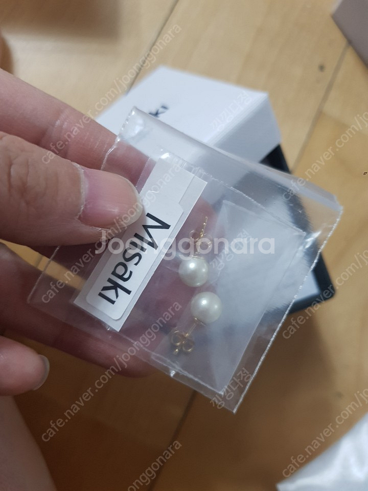 미사키 클래식/로즈골드 진주귀걸이 7mm, 10mm 골...--1