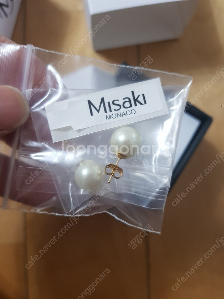 미사키 클래식/로즈골드 진주귀걸이 7mm, 10mm 골...--0