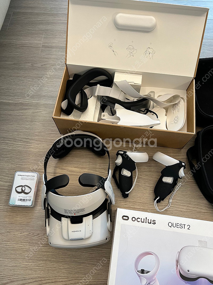 오큘러스 퀘스트2 256g 풀박스 악세사리포함 s급--1