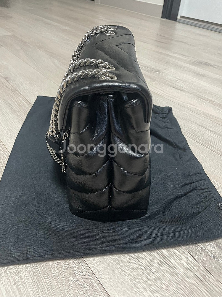 생로랑 루루 숄더백 스몰 은장 입생로랑 (사진참고)--5