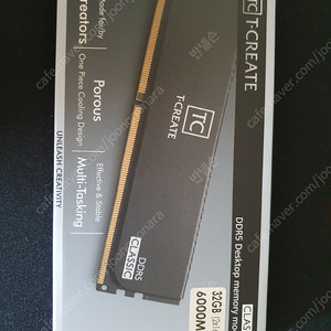 teamgroup t-create classic ddr5 6000(16g×2) cl 48 램 미개봉 판매합니다.