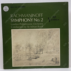 Sir Adrian Boult/Rachmaninoff LP