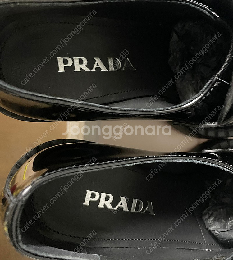 프라다 초콜릿 브러쉬드 로퍼--8