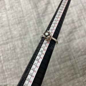 판도라 단종 토파즈 핑크웨딩 리마인더 콤비 반지