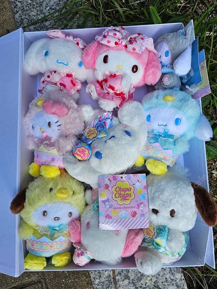 정품구분하는방법알려주세요 산리오마스코트인형 키티마이멜로디시나모롤포차코 이미지