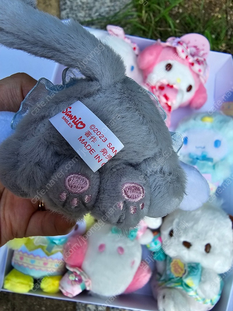 정품구분하는방법알려주세요 산리오마스코트인형 키티마이멜로디시나모롤포차코 이미지