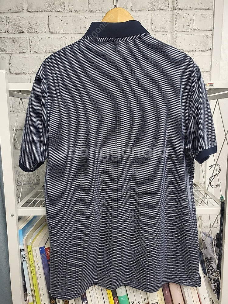 에르메네질도 제냐 투톤 남성 명품 카라 반팔티셔츠--5