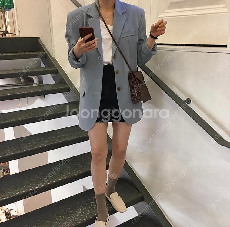 미뉴에트 가을 연소라색 자켓(새것)--4