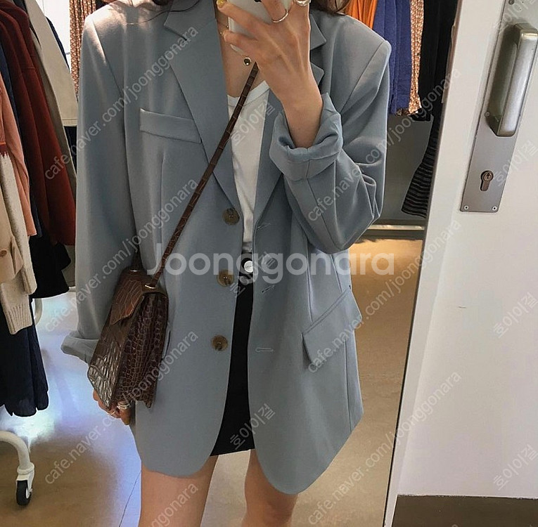 미뉴에트 가을 연소라색 자켓(새것)--6