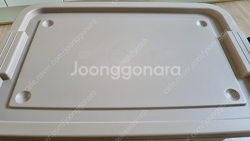 (새상품)75l 카고박스 판매(샌드베이지, 상판포함 풀...--4
