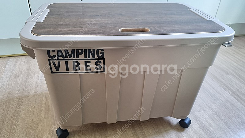 (새상품)75l 카고박스 판매(샌드베이지, 상판포함 풀...--7