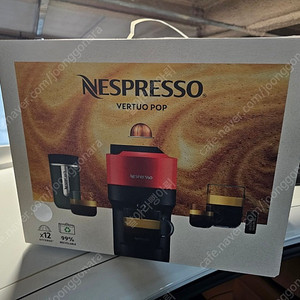 네스프레소 버츄오팝 화이트 미개봉 새제품 커피머신 플러스 vertuo pop