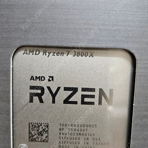 AMD CPU : Ryzen 7 3800X
