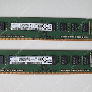 삼성전자 DDR3L(PC3L) 12800 4GB x 2개