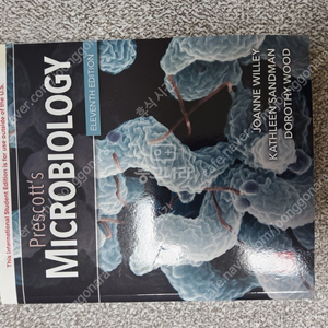 Prescott's microbiology 11th edition 미생물 전공책 팝니다 (새책)